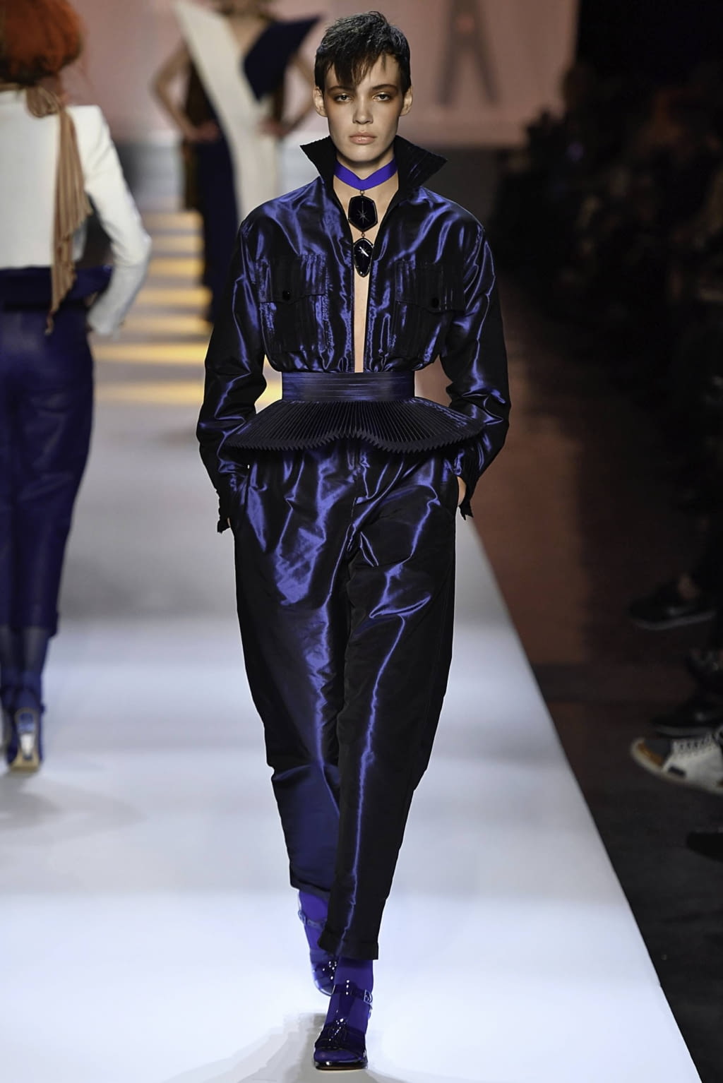Fashion Week Paris Spring/Summer 2019 look 10 de la collection Jean Paul Gaultier couture