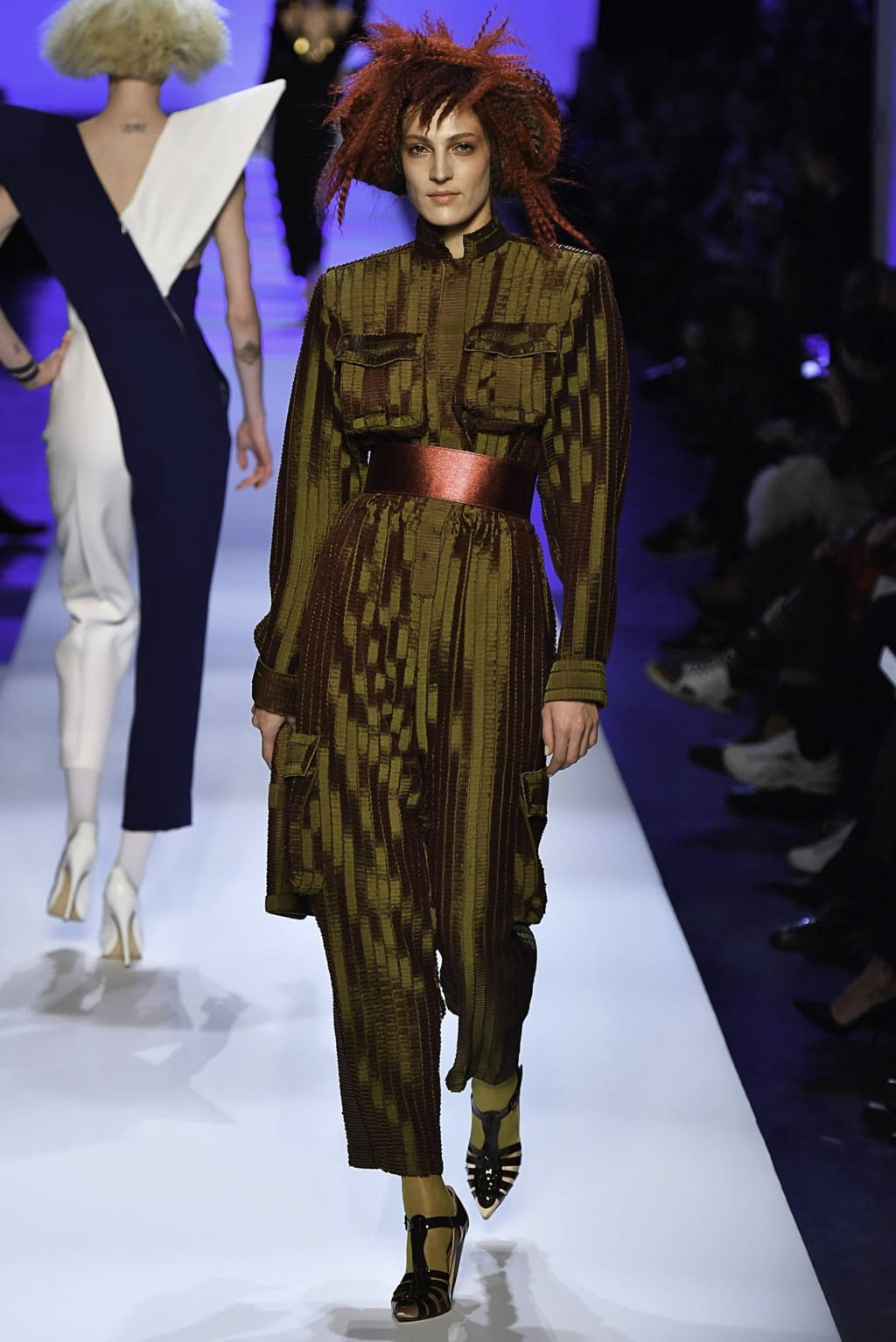 Fashion Week Paris Spring/Summer 2019 look 12 from the Jean Paul Gaultier collection couture