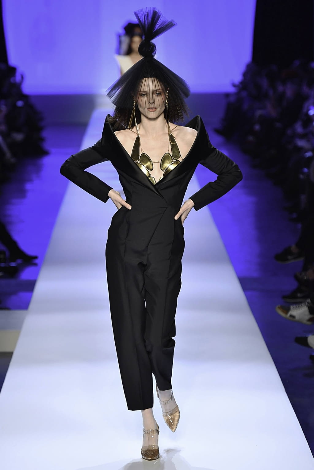 Fashion Week Paris Spring/Summer 2019 look 13 from the Jean Paul Gaultier collection couture