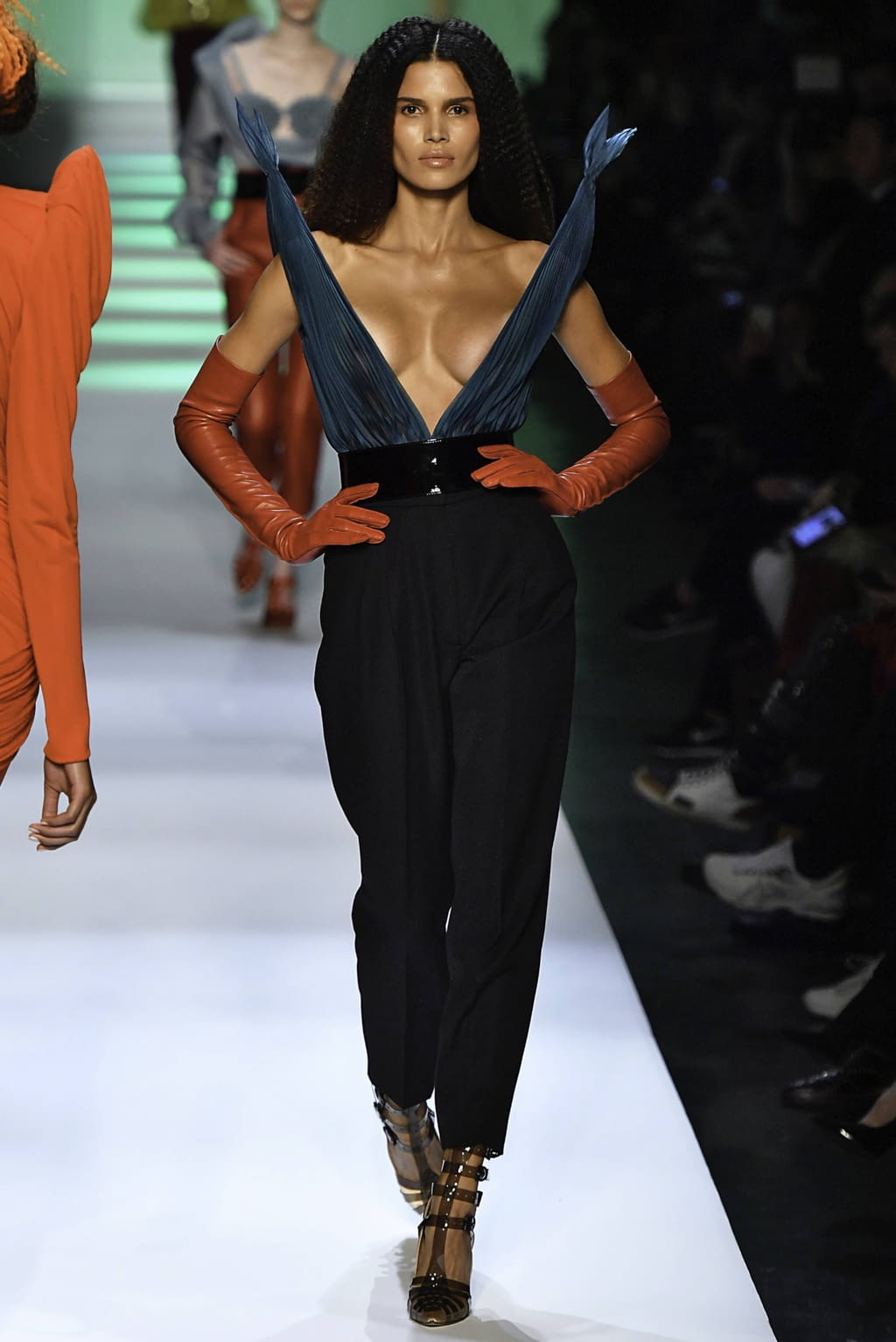 Fashion Week Paris Spring/Summer 2019 look 21 de la collection Jean Paul Gaultier couture