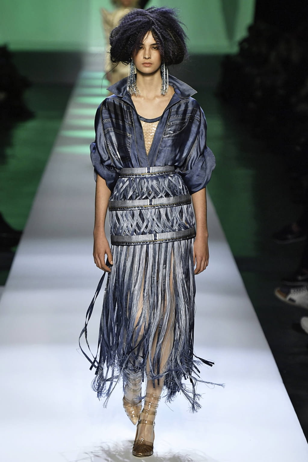 Fashion Week Paris Spring/Summer 2019 look 26 from the Jean Paul Gaultier collection couture