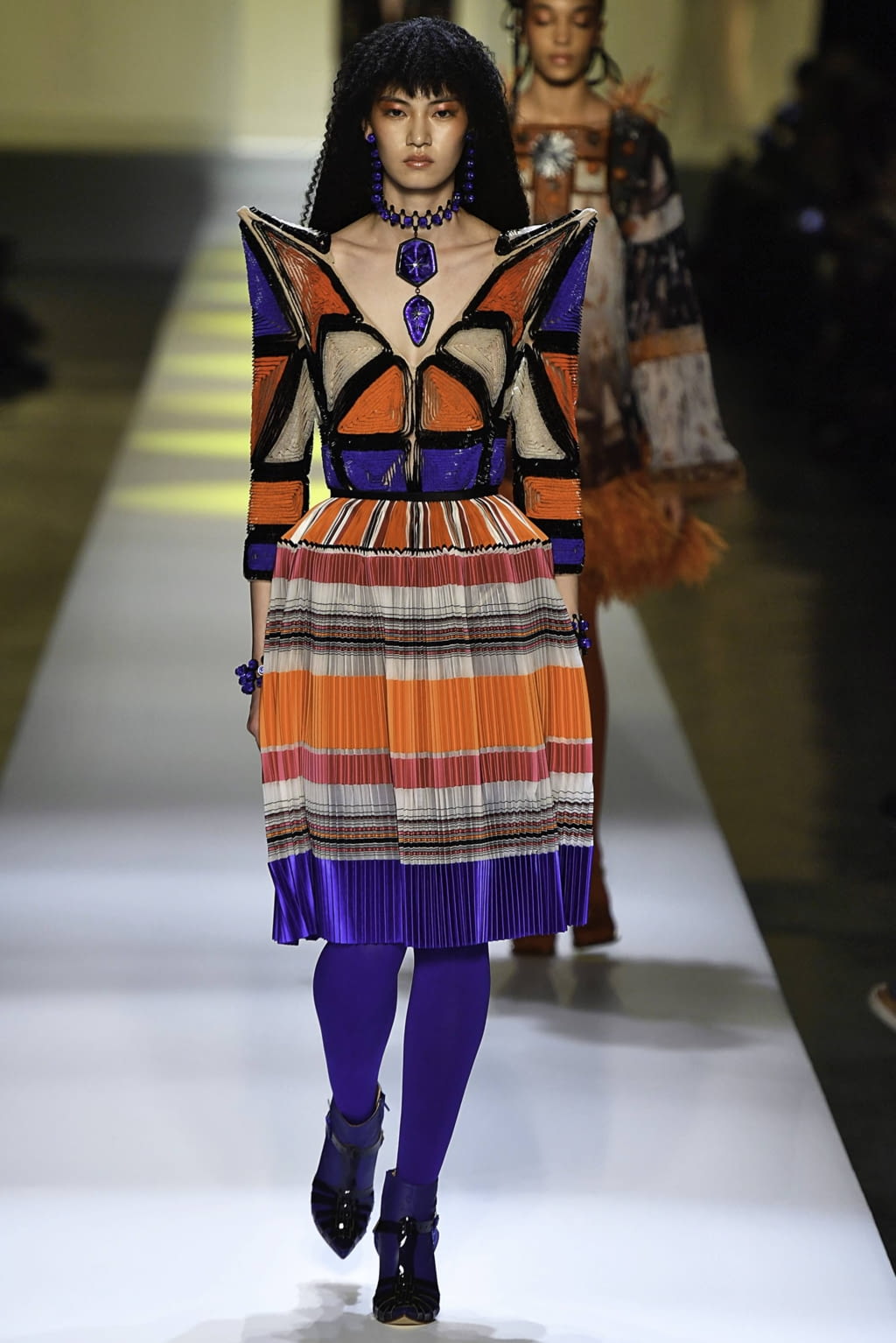 Fashion Week Paris Spring/Summer 2019 look 33 de la collection Jean Paul Gaultier couture