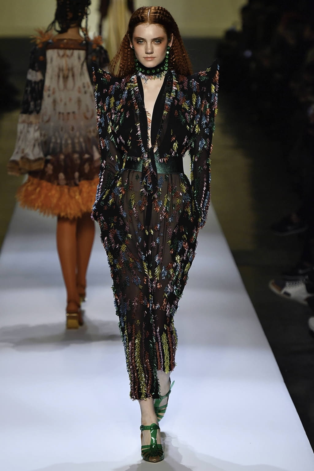 Fashion Week Paris Spring/Summer 2019 look 35 de la collection Jean Paul Gaultier couture