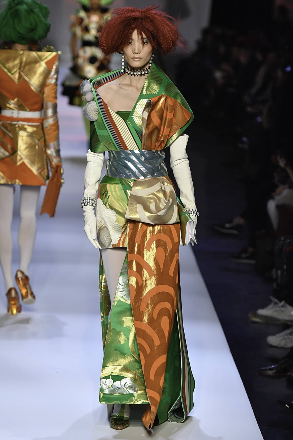 Fashion Week Paris Spring/Summer 2019 look 60 de la collection Jean Paul Gaultier couture