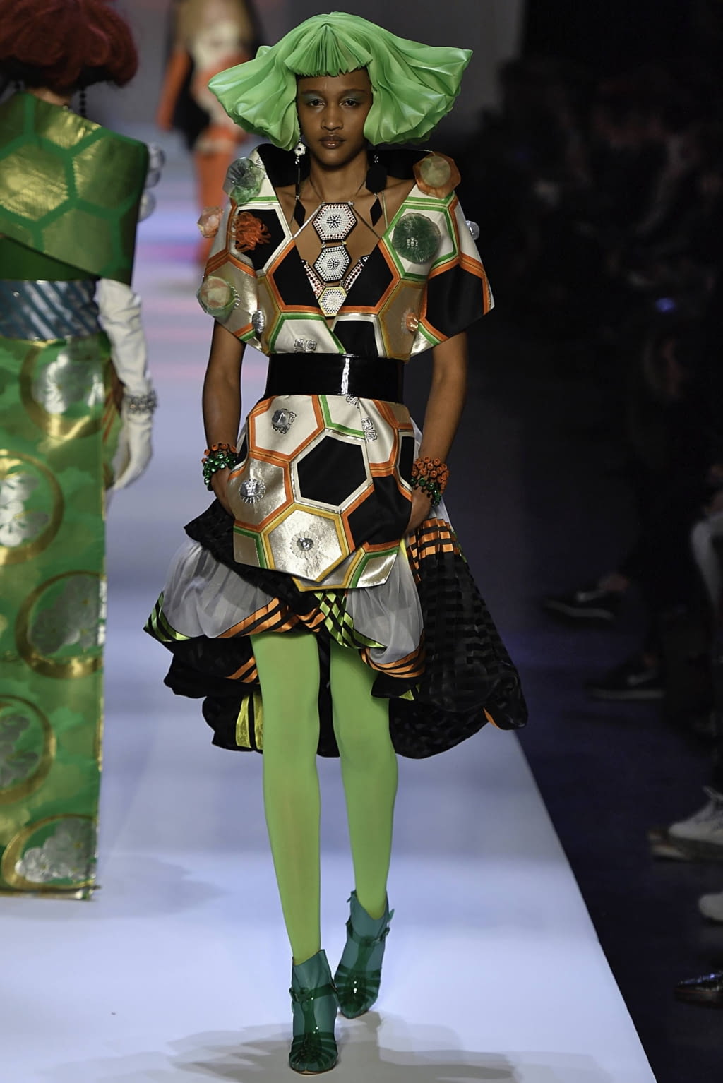 Fashion Week Paris Spring/Summer 2019 look 61 de la collection Jean Paul Gaultier couture