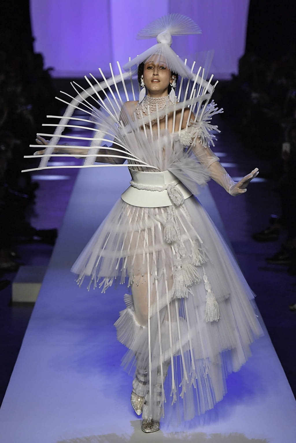Fashion Week Paris Spring/Summer 2019 look 63 from the Jean Paul Gaultier collection couture