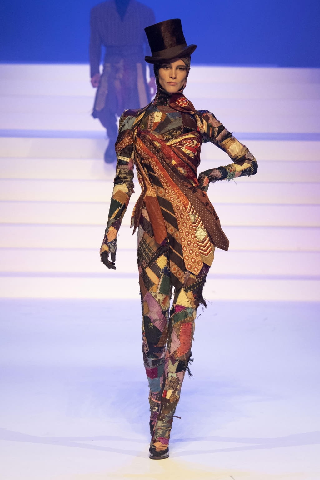 Fashion Week Paris Spring/Summer 2020 look 8 de la collection Jean Paul Gaultier couture
