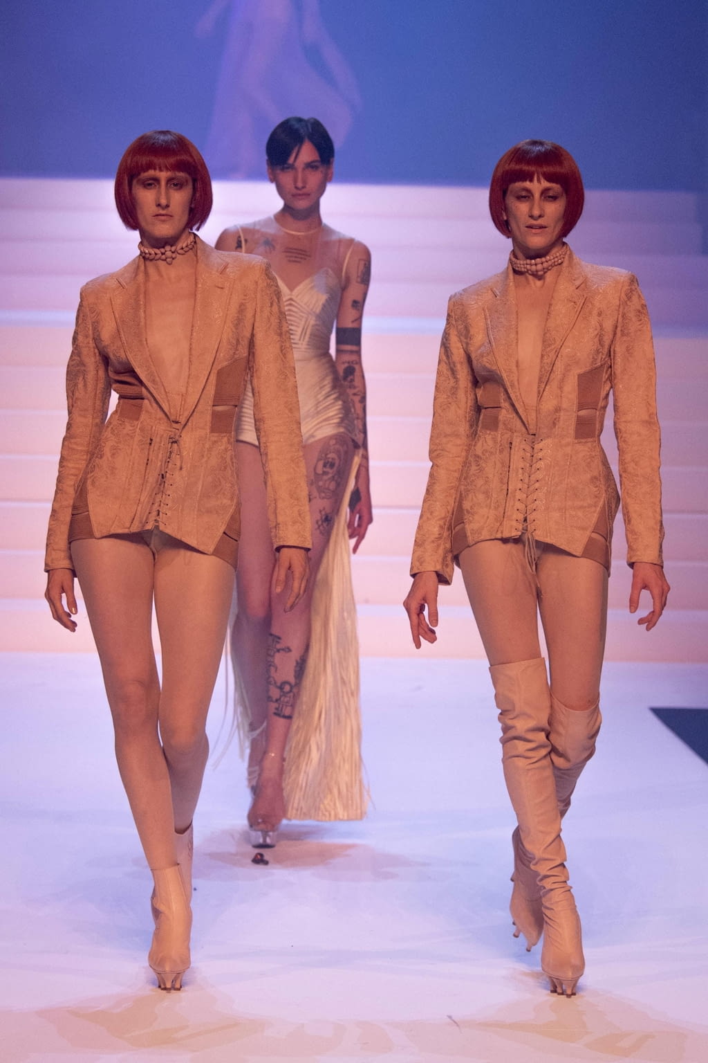 Fashion Week Paris Spring/Summer 2020 look 13 from the Jean Paul Gaultier collection 高级定制