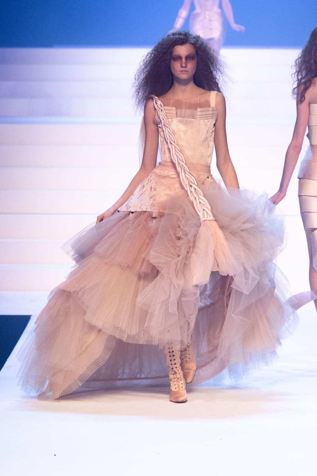 Fashion Week Paris Spring/Summer 2020 look 19 from the Jean Paul Gaultier collection couture