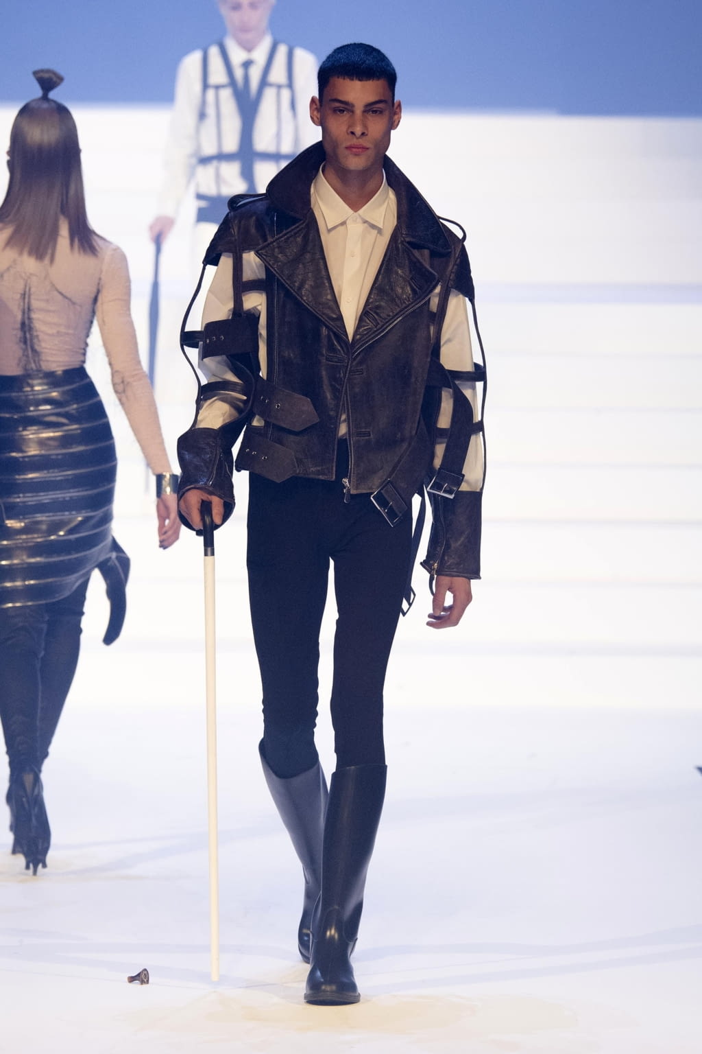 Fashion Week Paris Spring/Summer 2020 look 24 de la collection Jean Paul Gaultier couture