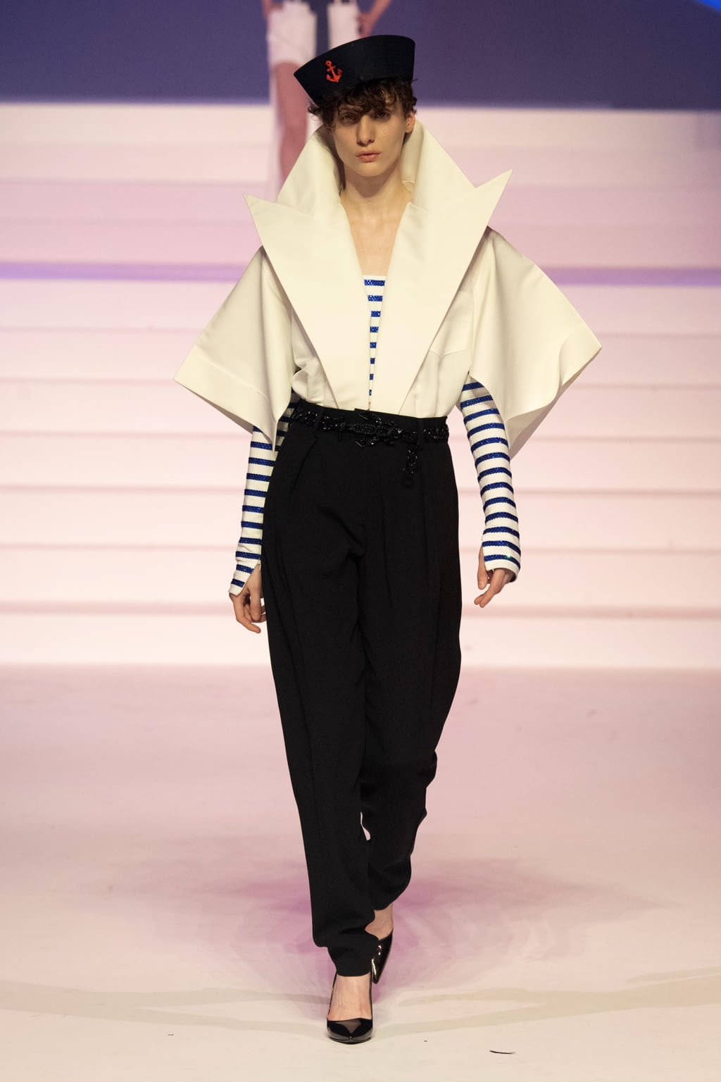 Fashion Week Paris Spring/Summer 2020 look 40 from the Jean Paul Gaultier collection 高级定制