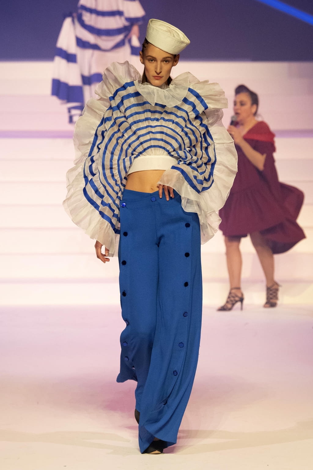Fashion Week Paris Spring/Summer 2020 look 44 from the Jean Paul Gaultier collection 高级定制