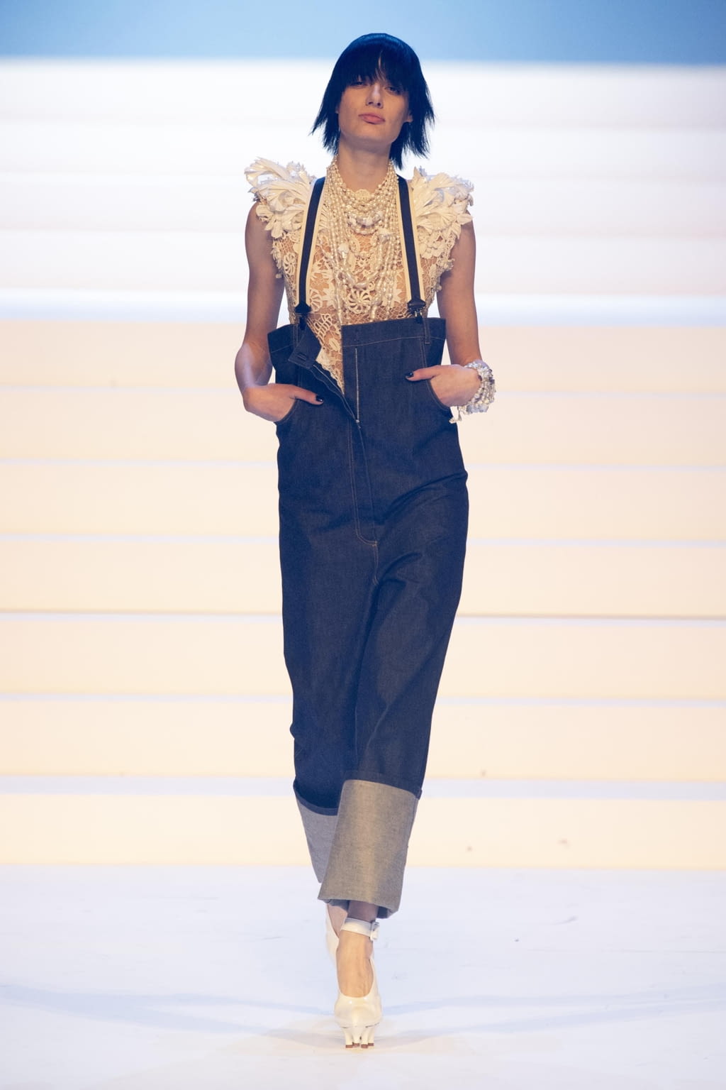 Fashion Week Paris Spring/Summer 2020 look 58 from the Jean Paul Gaultier collection couture