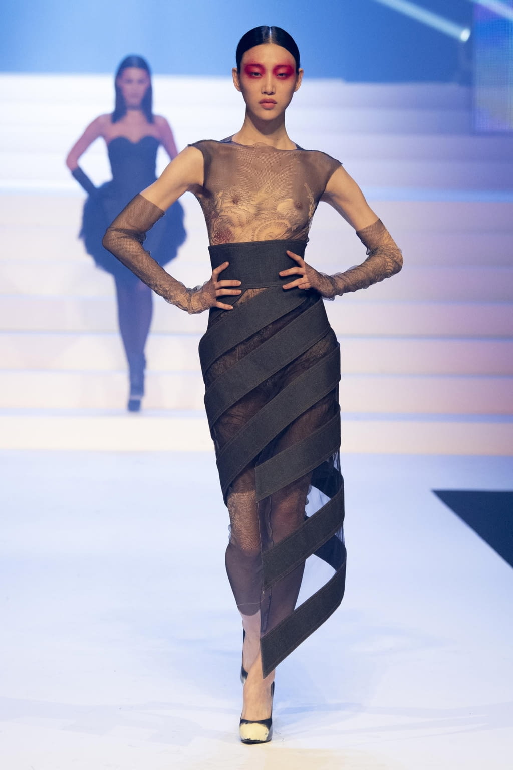 Fashion Week Paris Spring/Summer 2020 look 60 from the Jean Paul Gaultier collection 高级定制