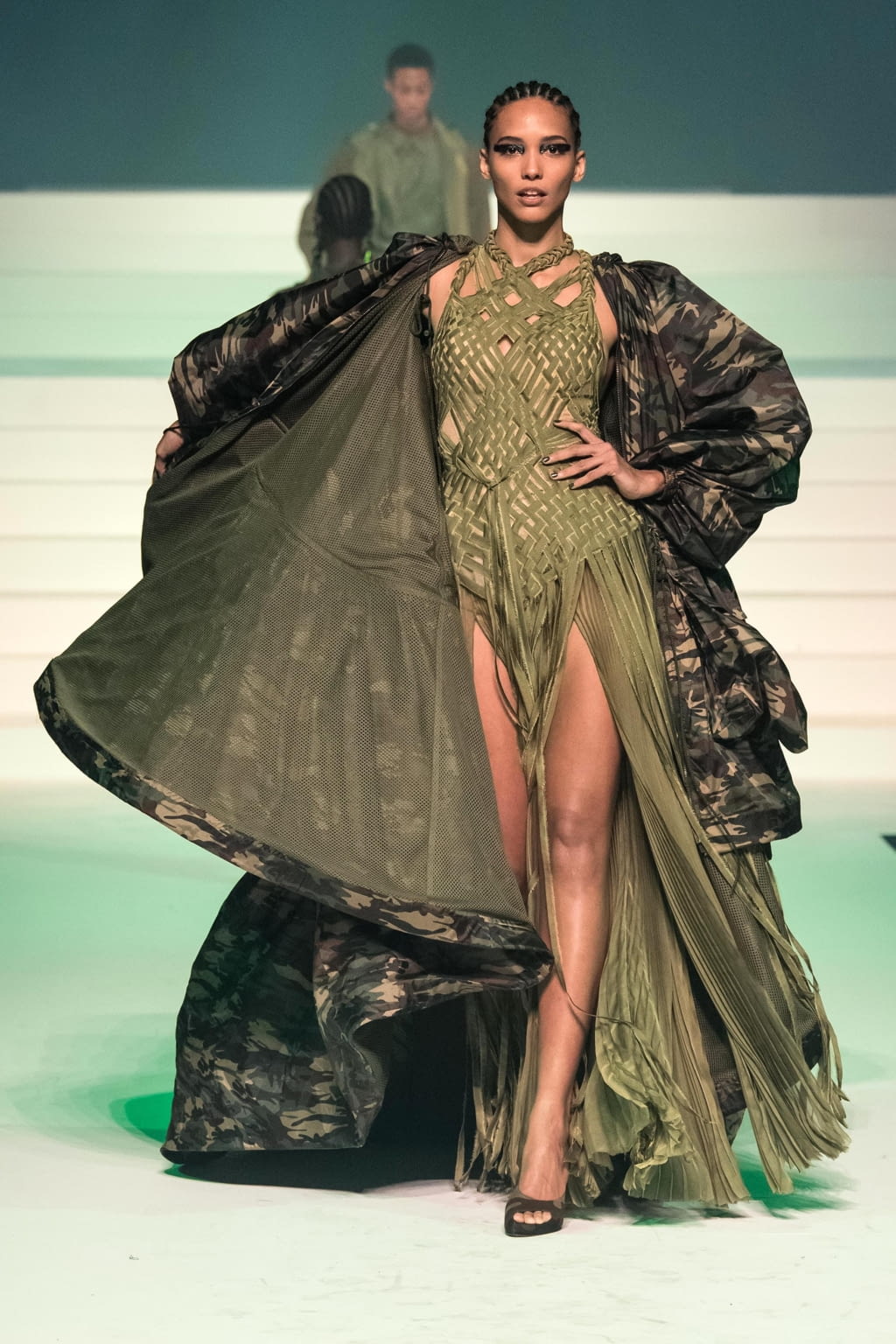 Fashion Week Paris Spring/Summer 2020 look 93 from the Jean Paul Gaultier collection couture