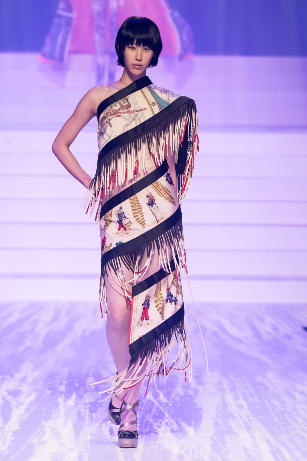 Fashion Week Paris Spring/Summer 2020 look 101 de la collection Jean Paul Gaultier couture