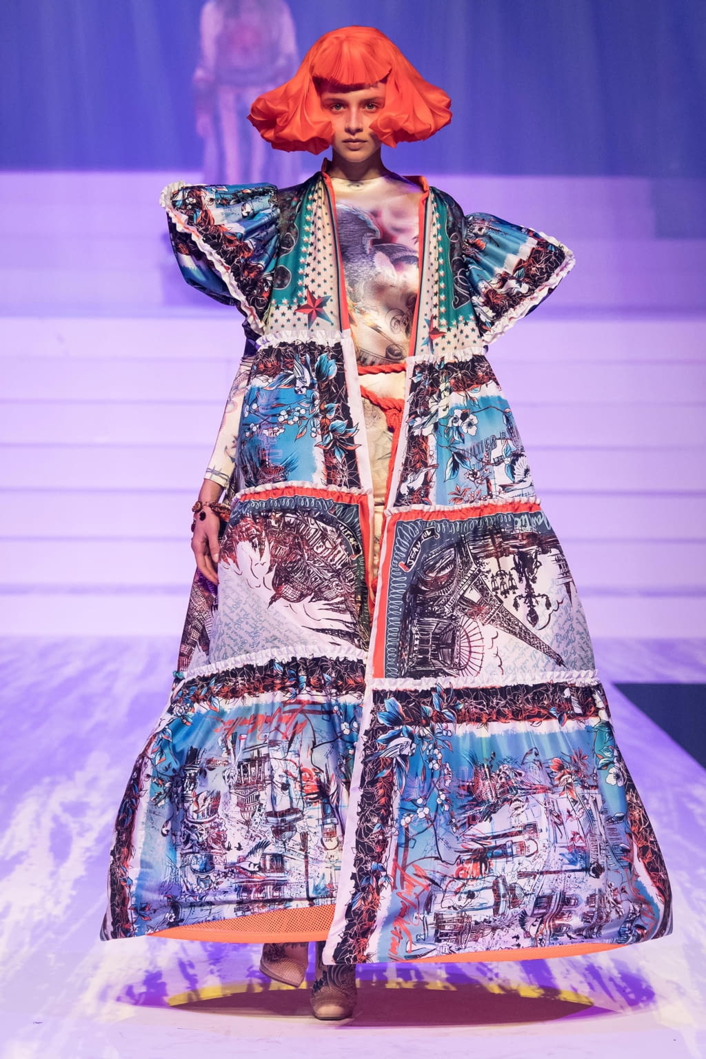Fashion Week Paris Spring/Summer 2020 look 103 from the Jean Paul Gaultier collection couture