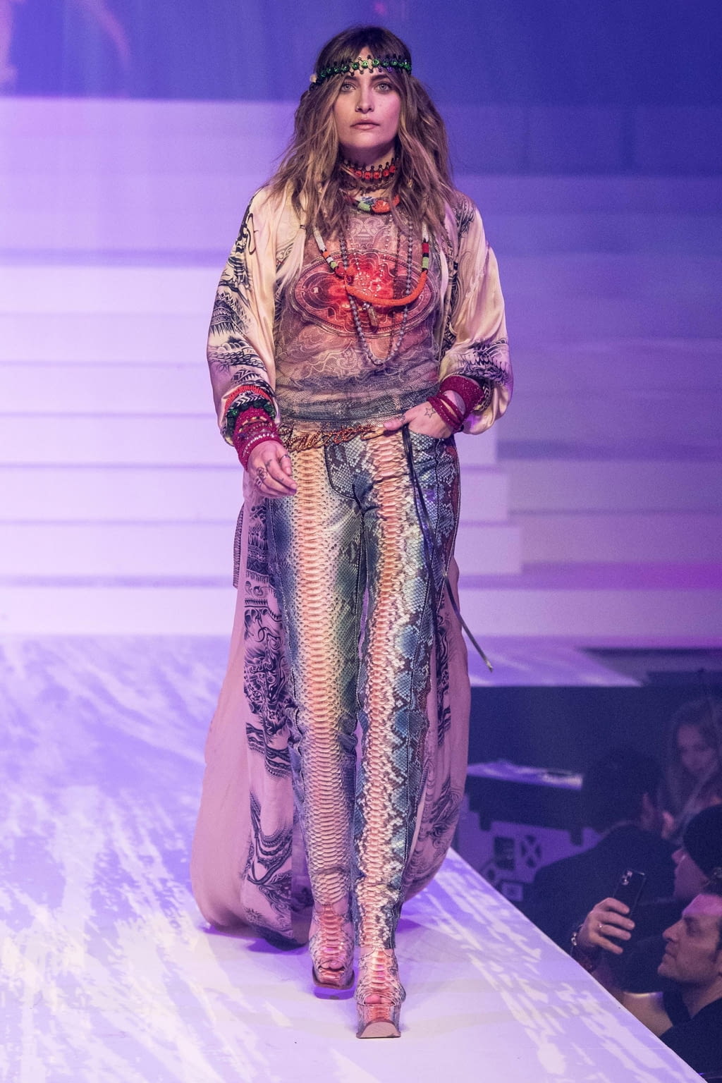 Fashion Week Paris Spring/Summer 2020 look 102 from the Jean Paul Gaultier collection couture