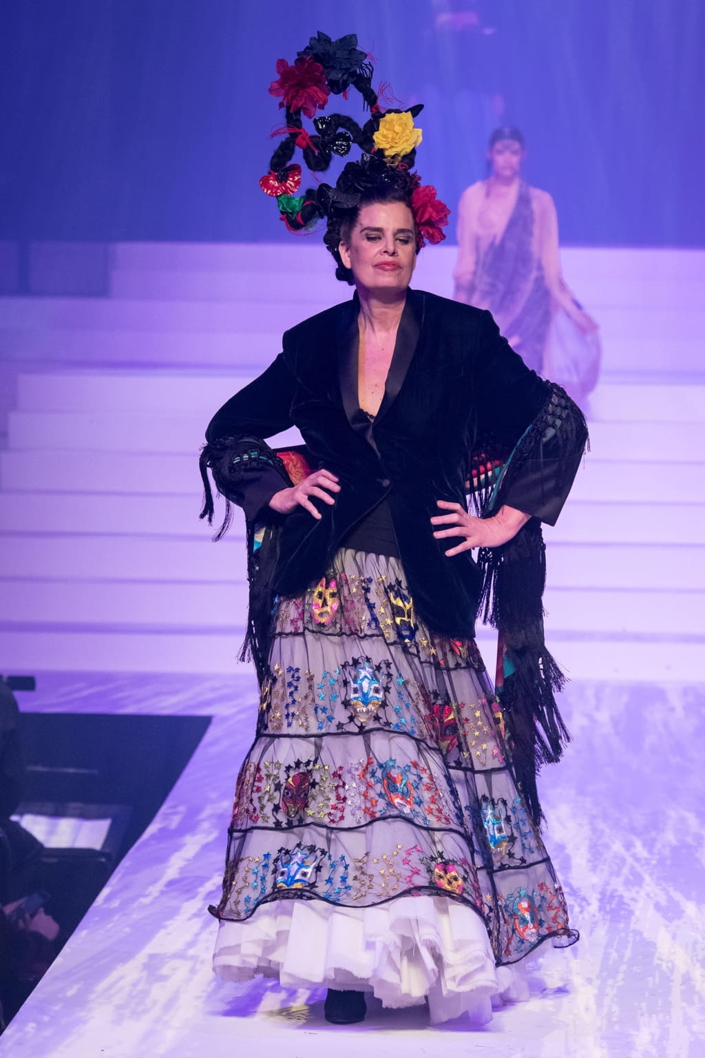 Fashion Week Paris Spring/Summer 2020 look 106 from the Jean Paul Gaultier collection couture
