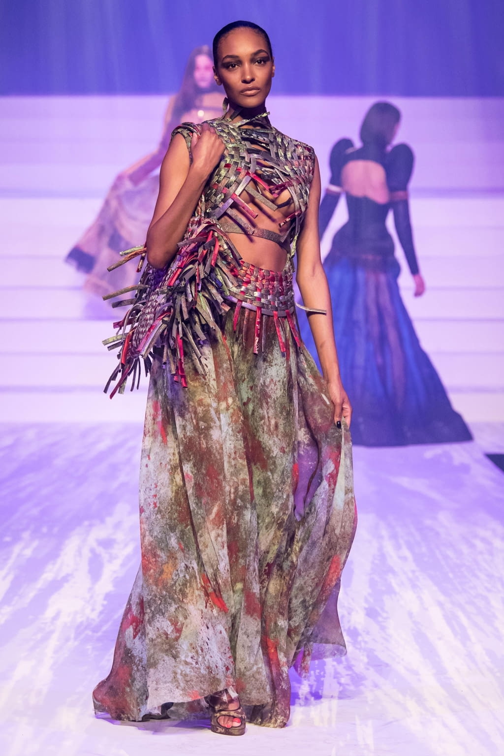 Fashion Week Paris Spring/Summer 2020 look 108 from the Jean Paul Gaultier collection couture