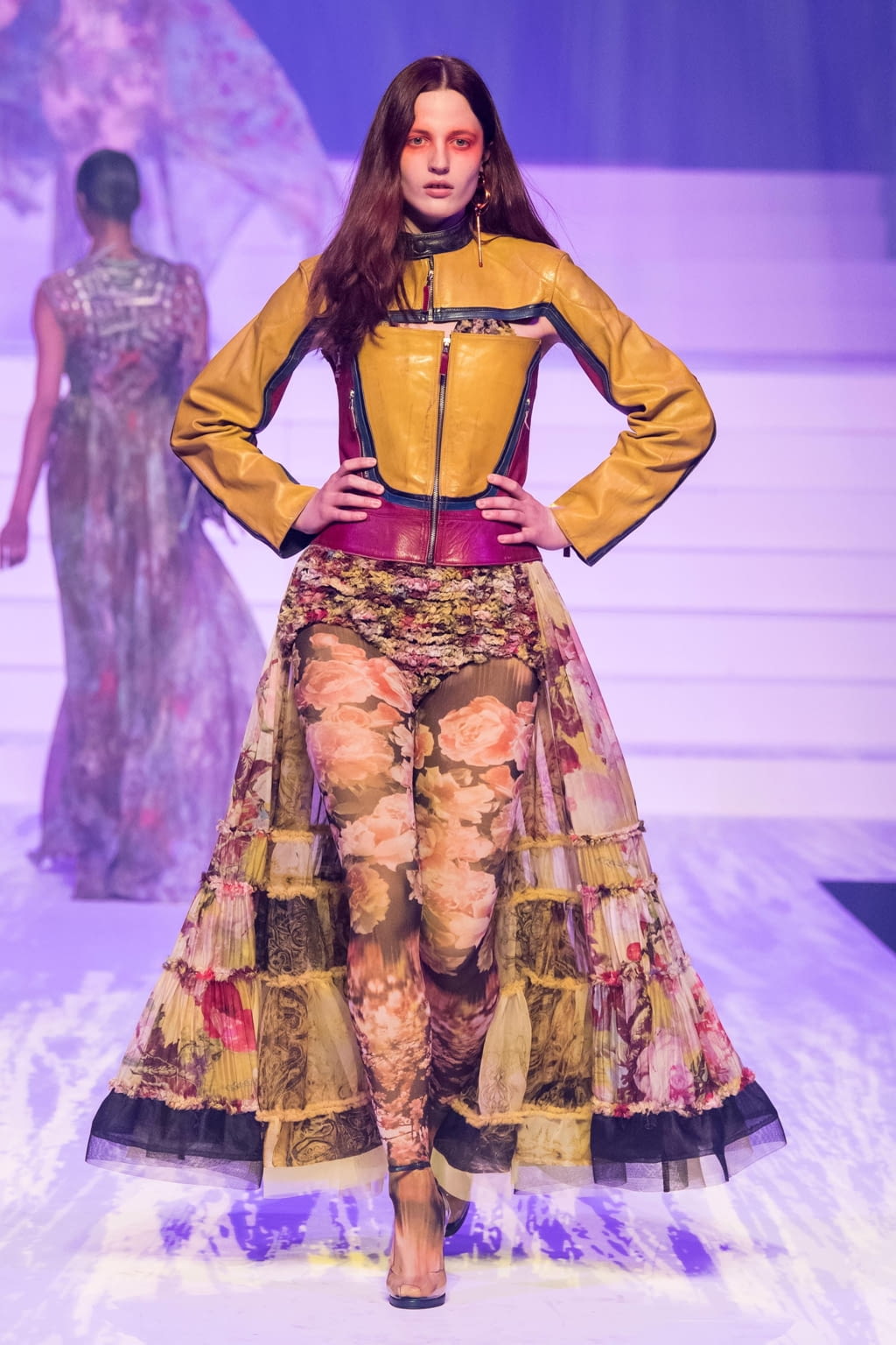 Fashion Week Paris Spring/Summer 2020 look 109 from the Jean Paul Gaultier collection couture