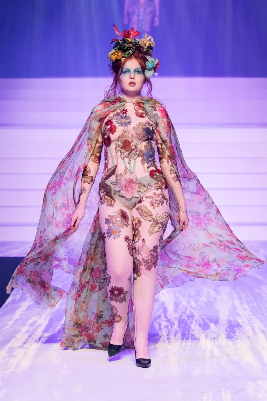 Fashion Week Paris Spring/Summer 2020 look 110 from the Jean Paul Gaultier collection couture