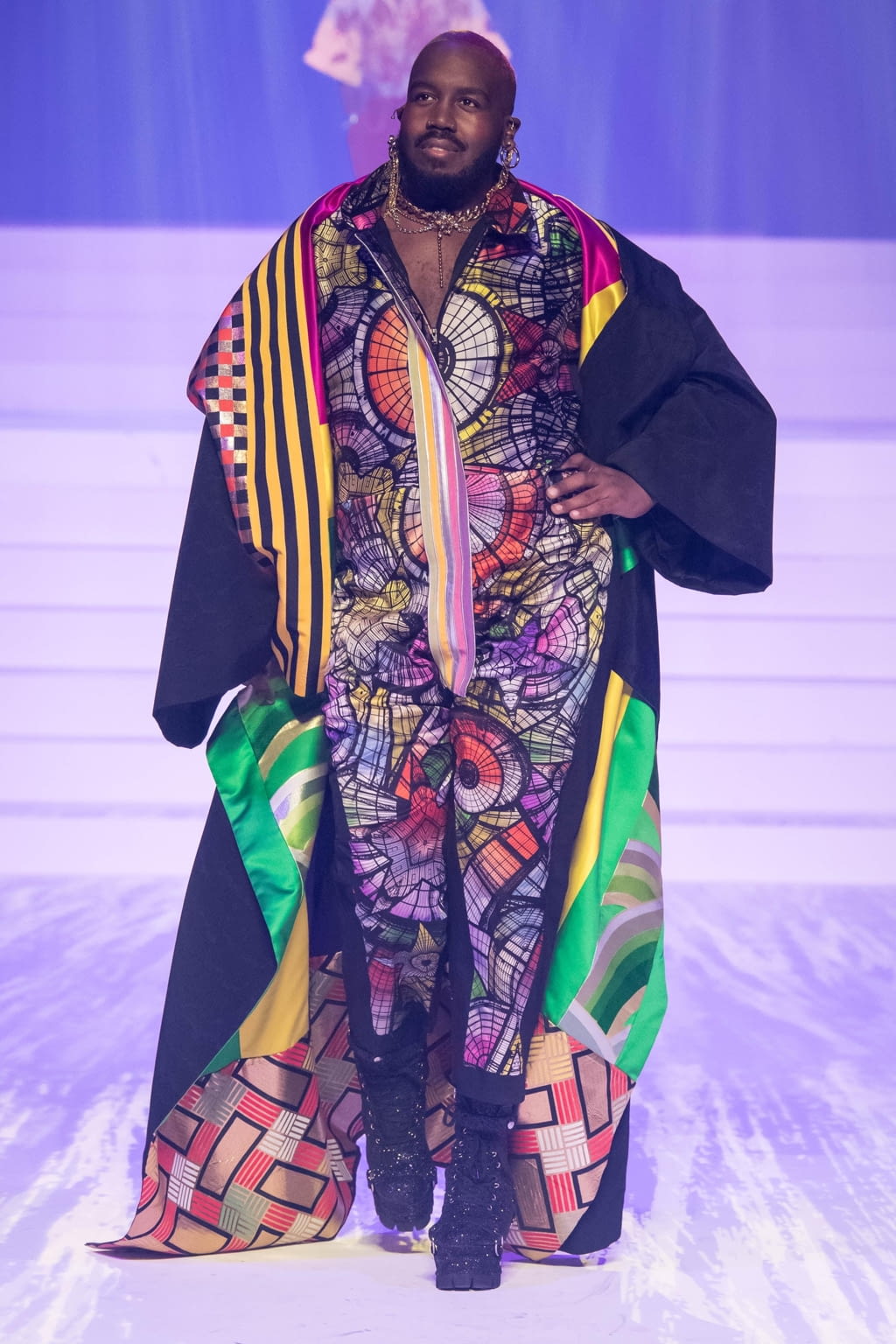 Fashion Week Paris Spring/Summer 2020 look 111 from the Jean Paul Gaultier collection couture