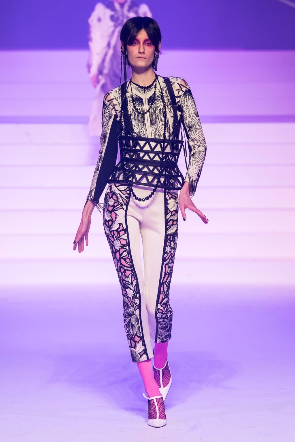 Fashion Week Paris Spring/Summer 2020 look 124 from the Jean Paul Gaultier collection couture