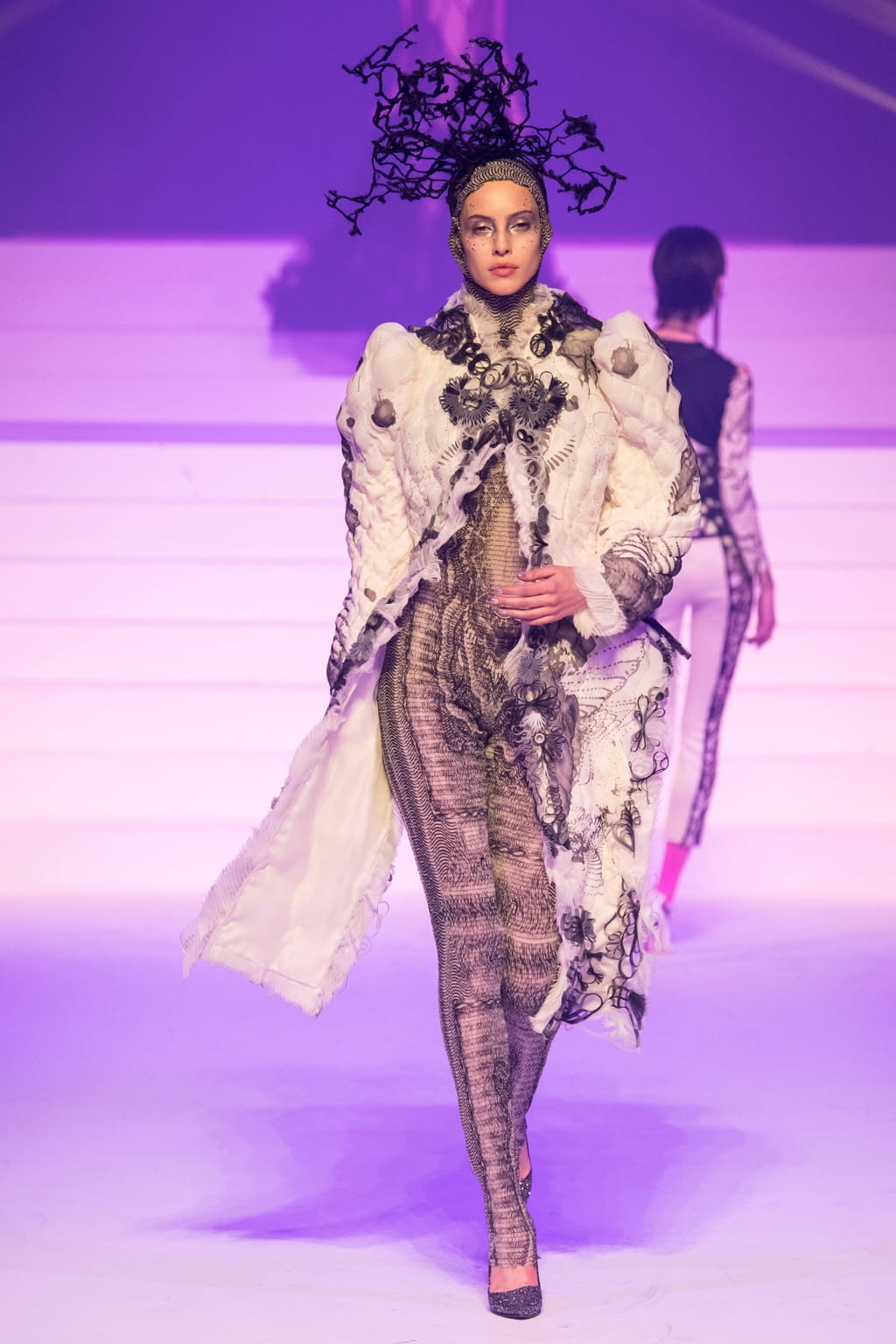 Fashion Week Paris Spring/Summer 2020 look 125 from the Jean Paul Gaultier collection couture