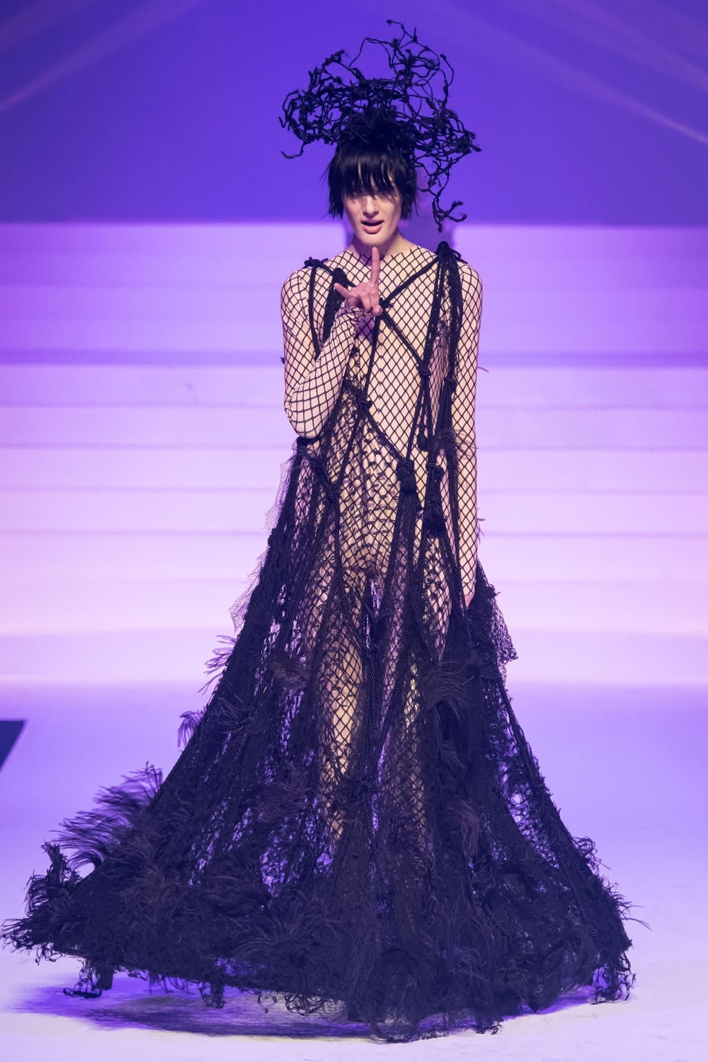 Fashion Week Paris Spring/Summer 2020 look 126 from the Jean Paul Gaultier collection couture