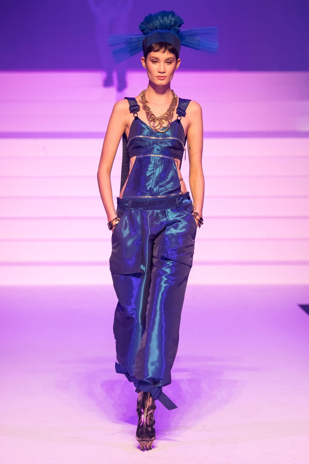 Fashion Week Paris Spring/Summer 2020 look 128 from the Jean Paul Gaultier collection couture