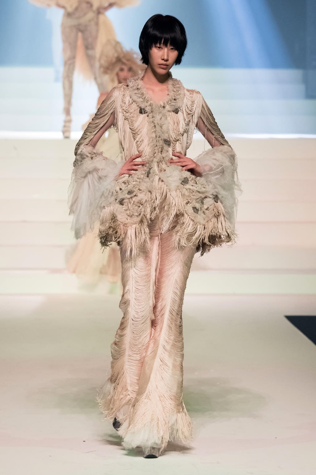 Fashion Week Paris Spring/Summer 2020 look 140 from the Jean Paul Gaultier collection couture