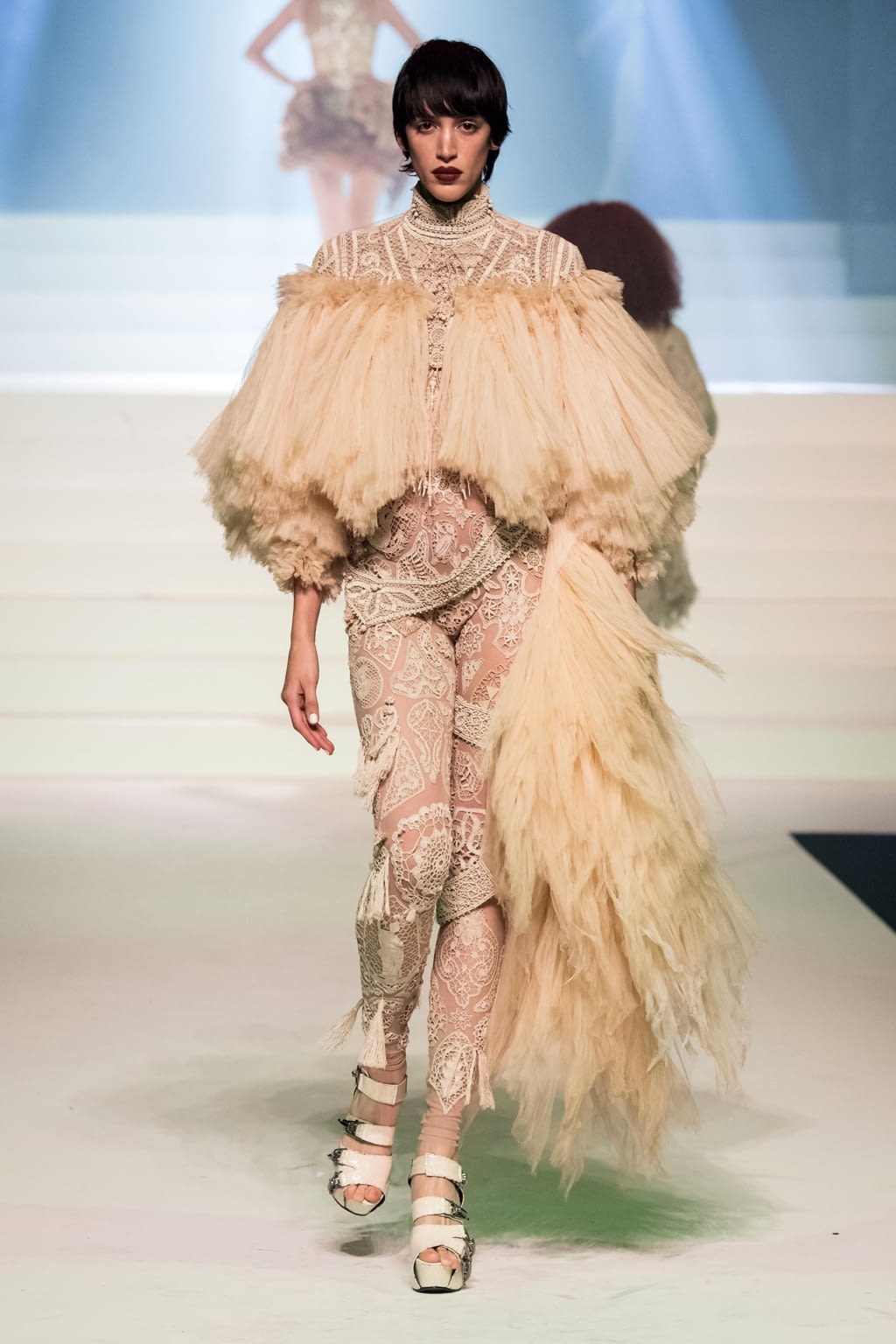 Fashion Week Paris Spring/Summer 2020 look 142 from the Jean Paul Gaultier collection couture