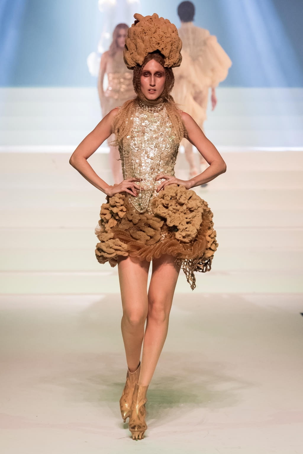 Fashion Week Paris Spring/Summer 2020 look 144 from the Jean Paul Gaultier collection couture