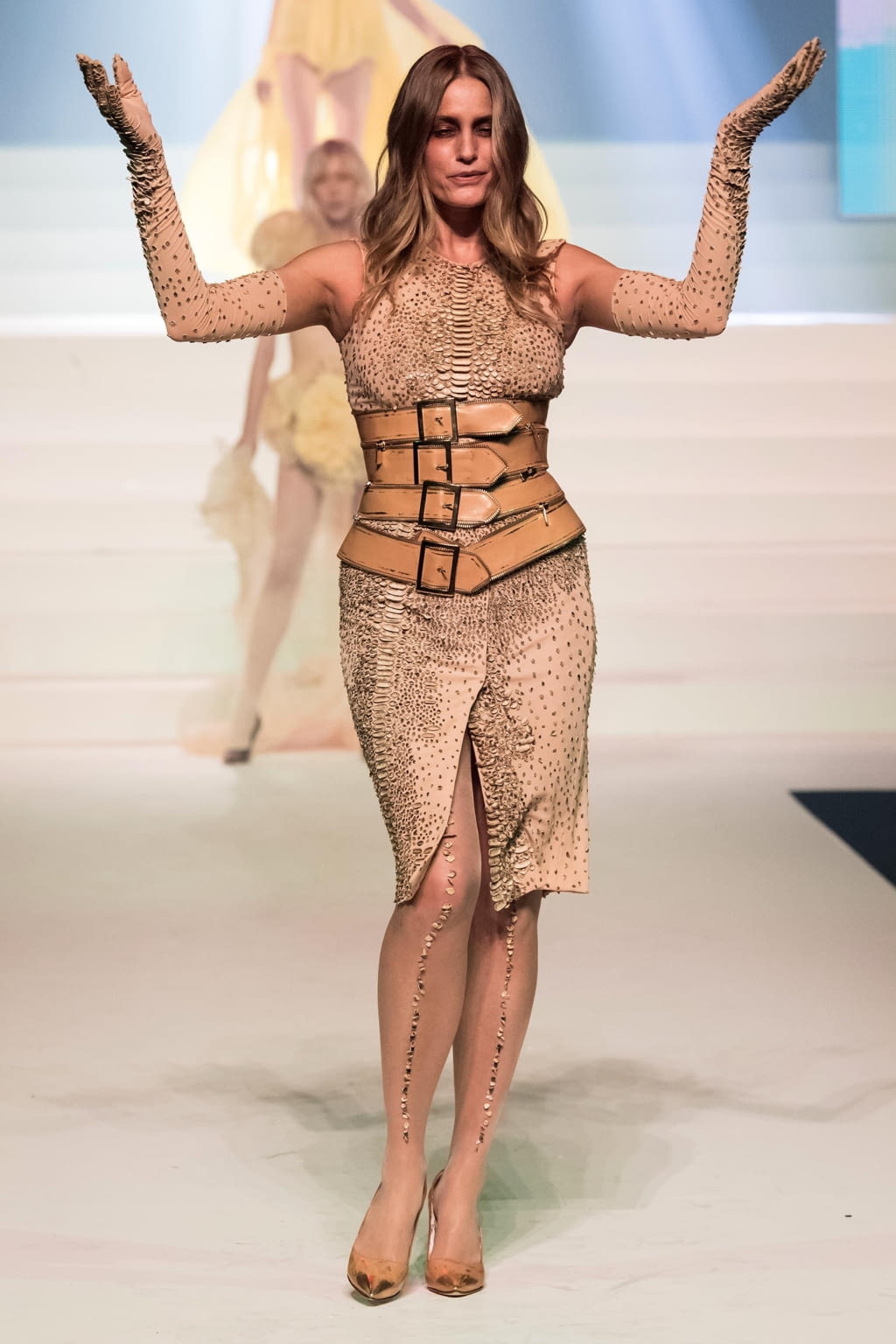 Fashion Week Paris Spring/Summer 2020 look 145 from the Jean Paul Gaultier collection couture