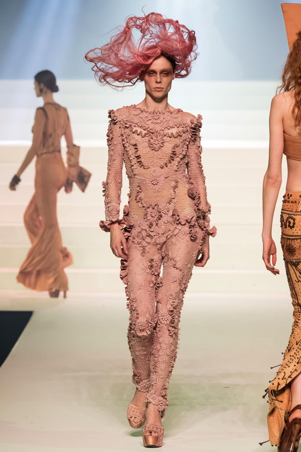 Fashion Week Paris Spring/Summer 2020 look 156 from the Jean Paul Gaultier collection couture