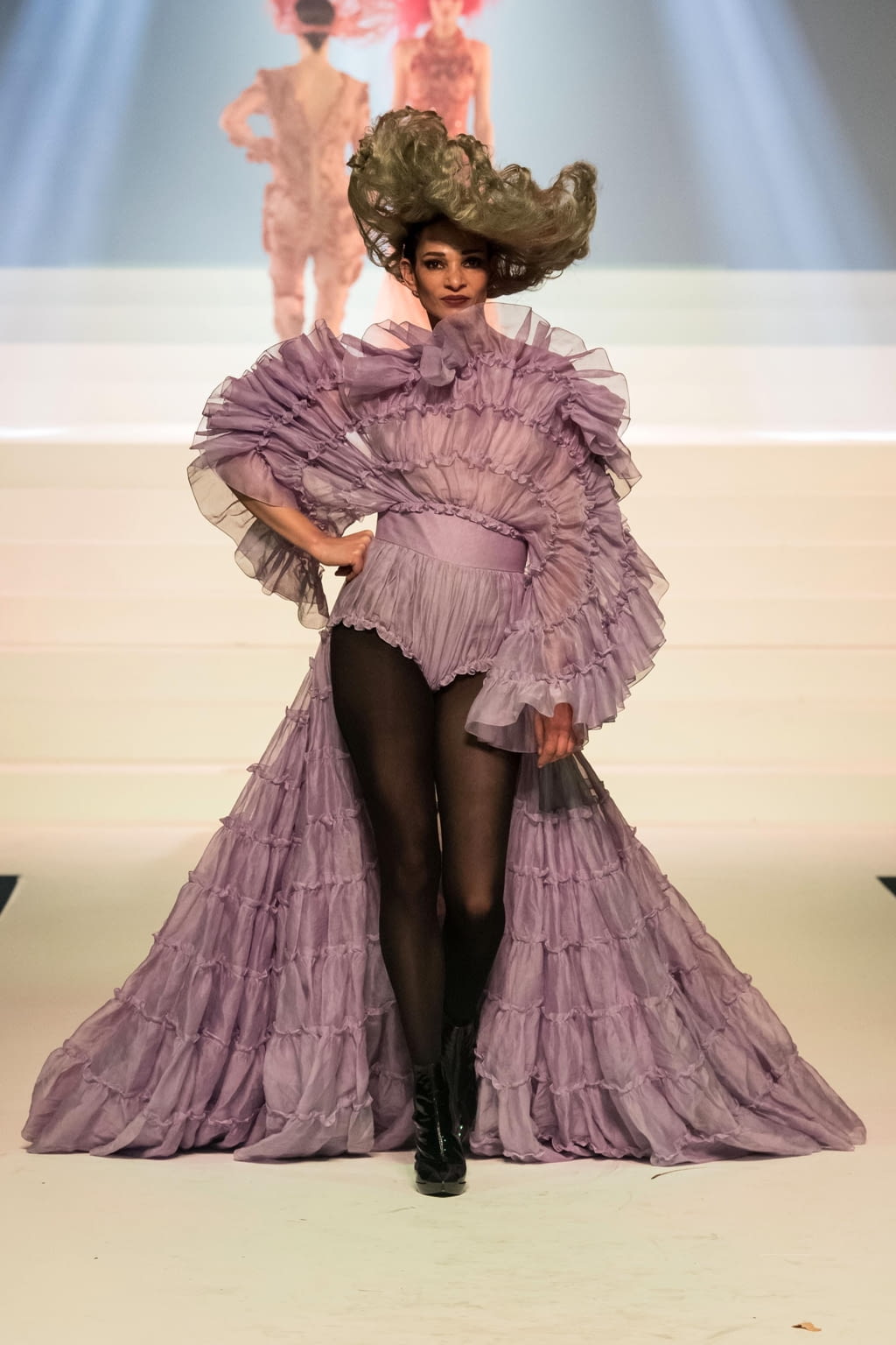 Fashion Week Paris Spring/Summer 2020 look 157 from the Jean Paul Gaultier collection couture