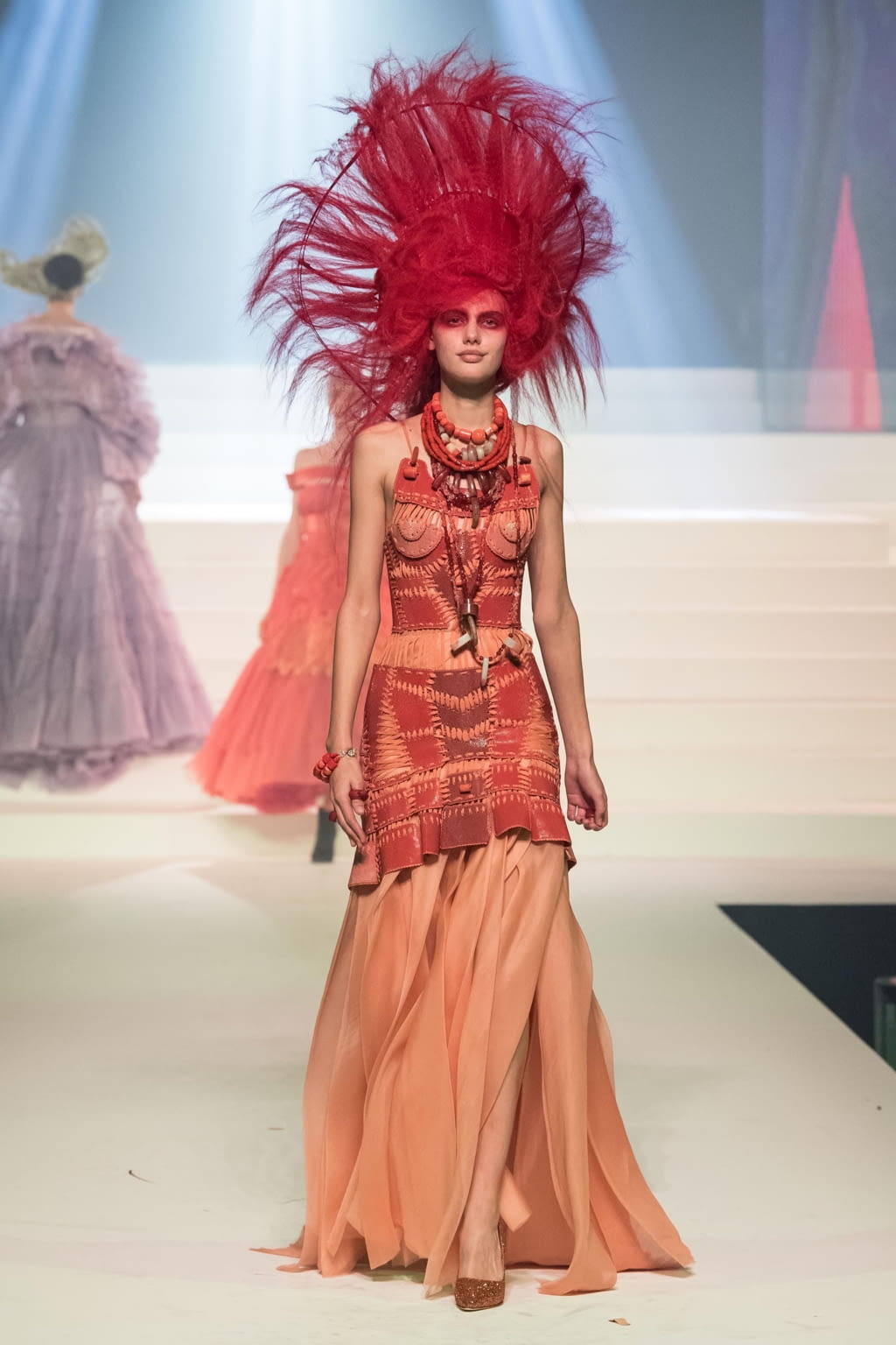 Fashion Week Paris Spring/Summer 2020 look 158 from the Jean Paul Gaultier collection couture