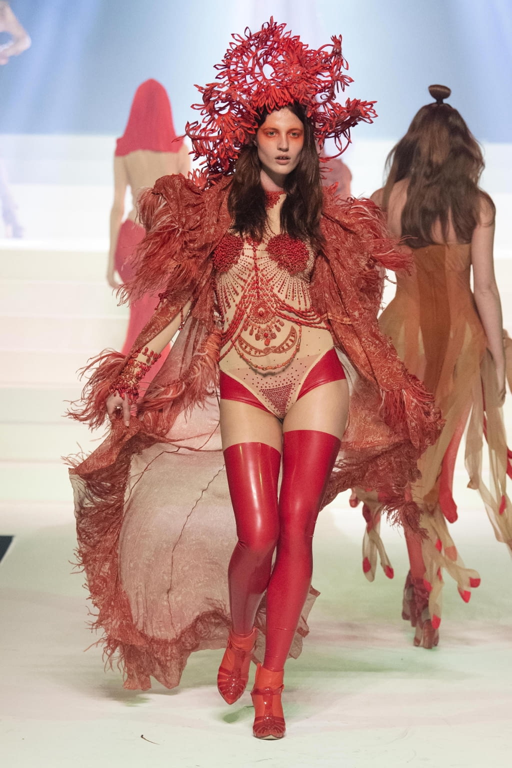 Fashion Week Paris Spring/Summer 2020 look 162 from the Jean Paul Gaultier collection couture