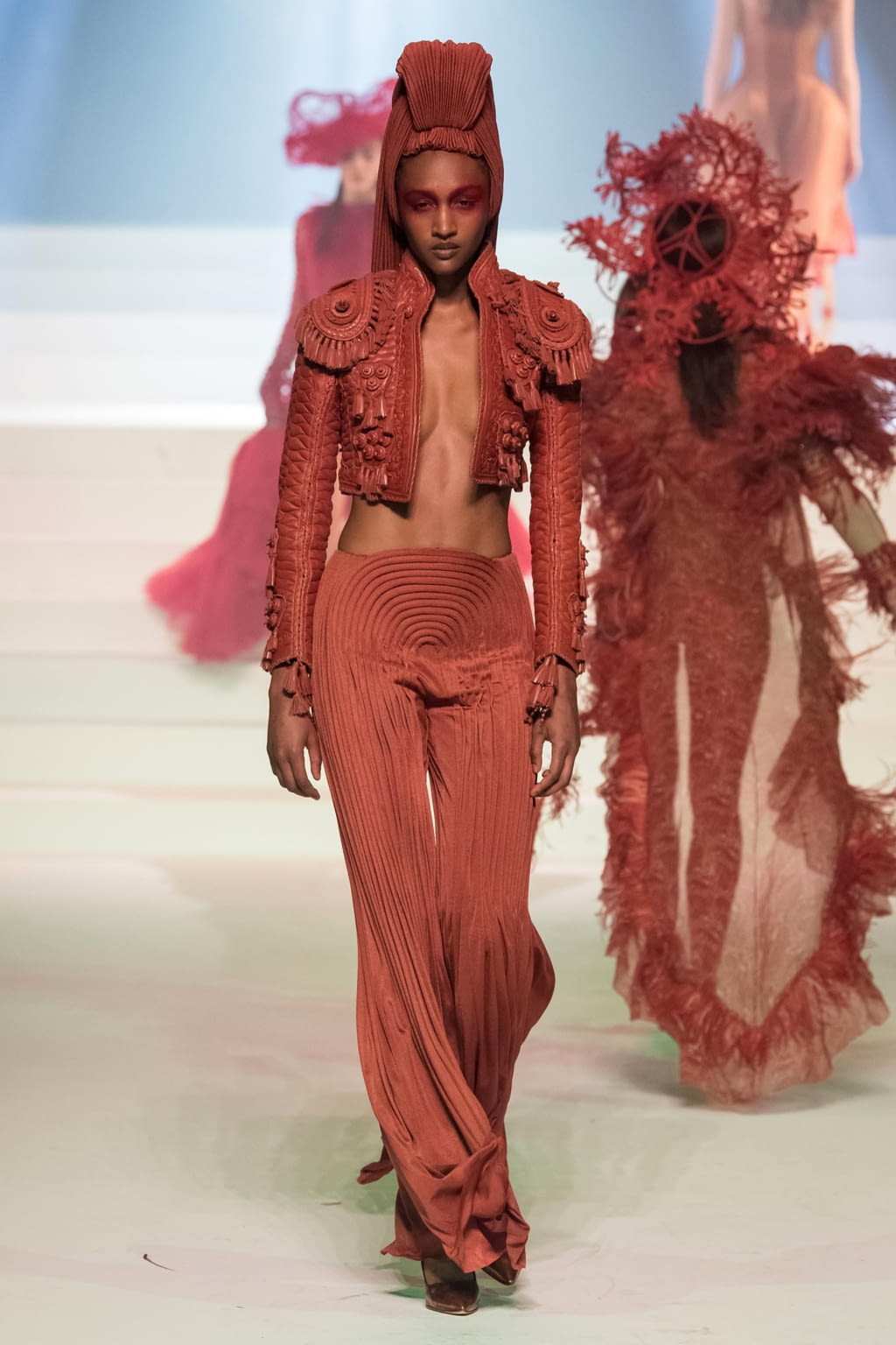 Fashion Week Paris Spring/Summer 2020 look 163 from the Jean Paul Gaultier collection couture