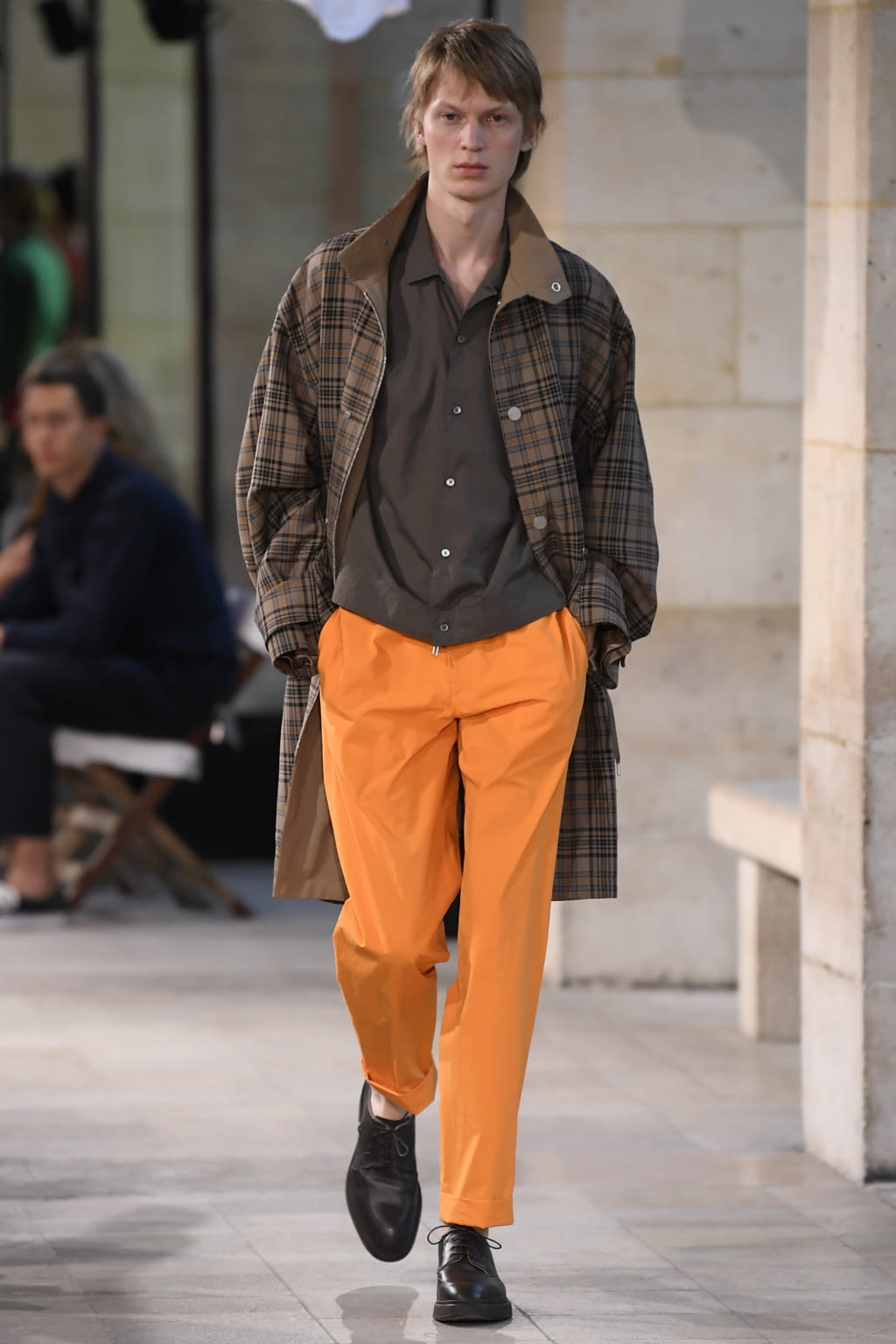 Fashion Week Paris Spring/Summer 2019 look 26 from the Hermès collection 男装