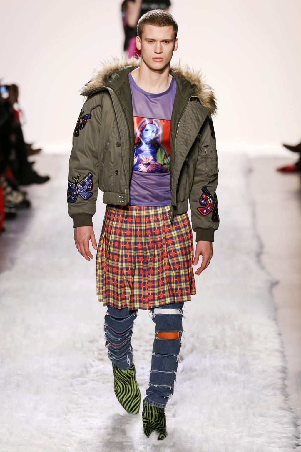 Fashion Week New York Fall/Winter 2017 look 19 de la collection Jeremy Scott womenswear