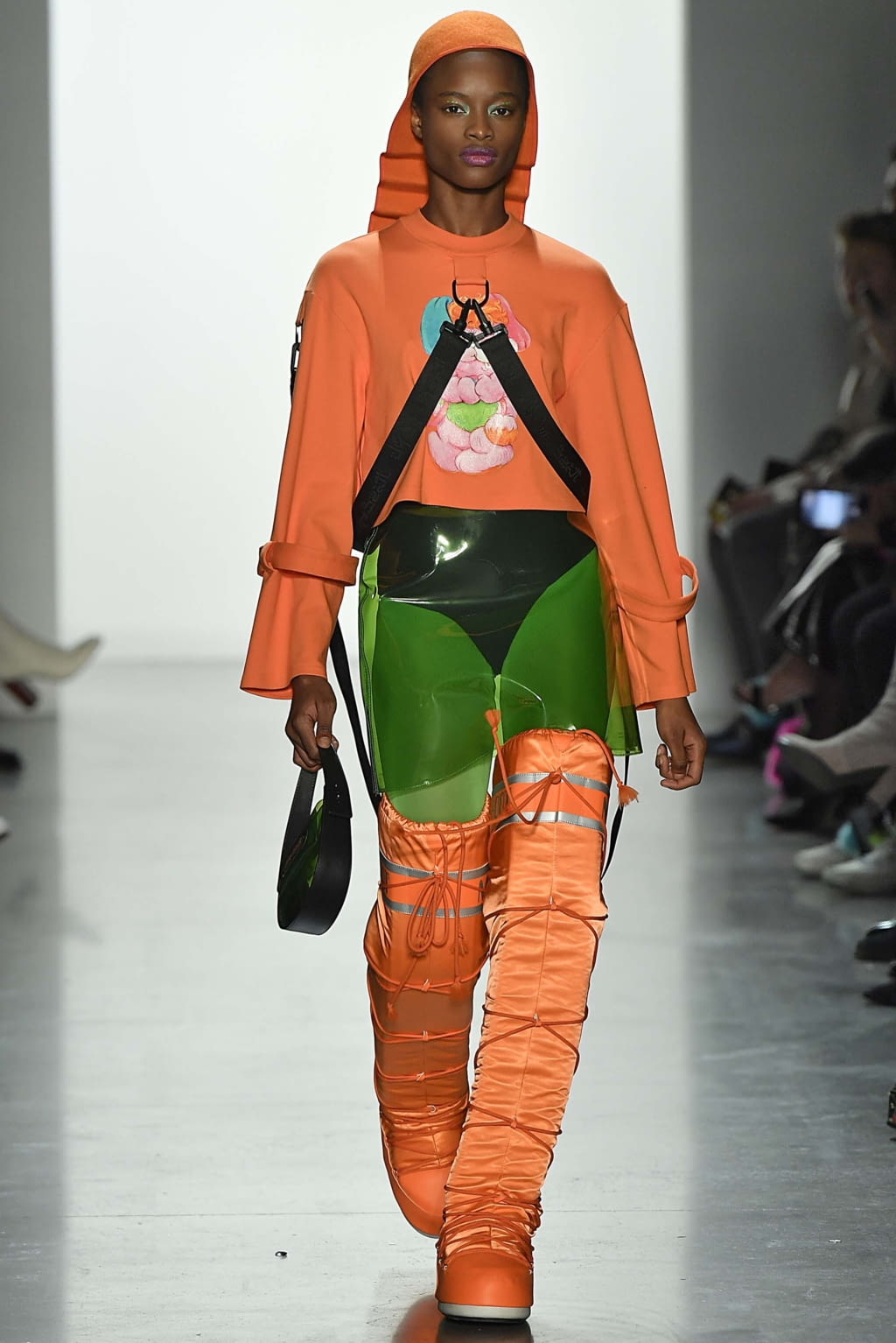 Fashion Week New York Fall/Winter 2018 look 10 from the Jeremy Scott collection 女装