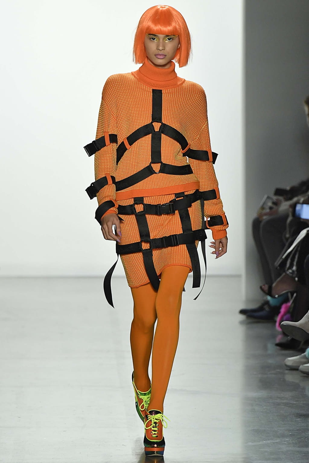 Fashion Week New York Fall/Winter 2018 look 13 from the Jeremy Scott collection womenswear