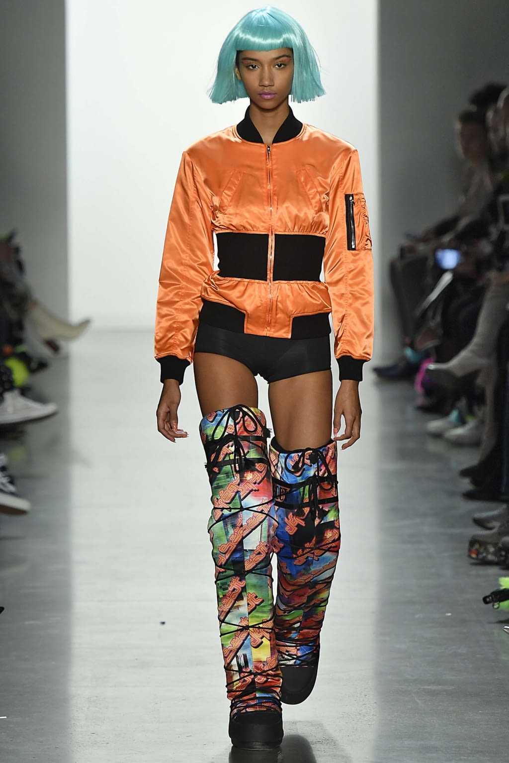 Fashion Week New York Fall/Winter 2018 look 21 from the Jeremy Scott collection womenswear