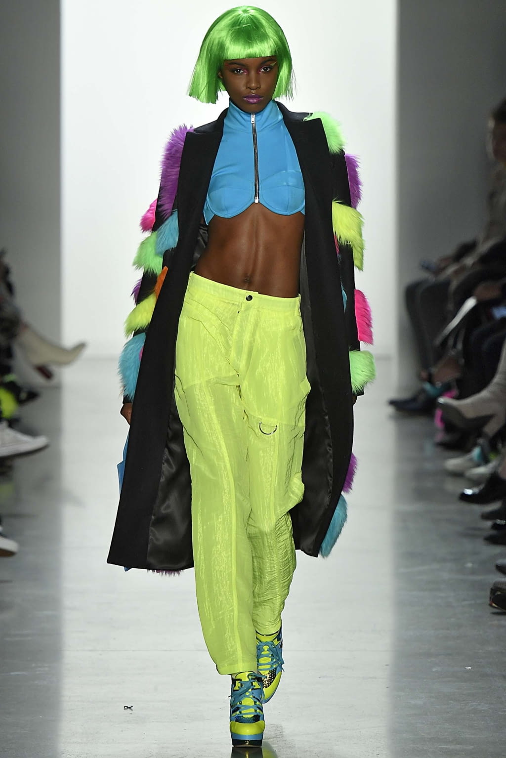 Fashion Week New York Fall/Winter 2018 look 30 from the Jeremy Scott collection womenswear