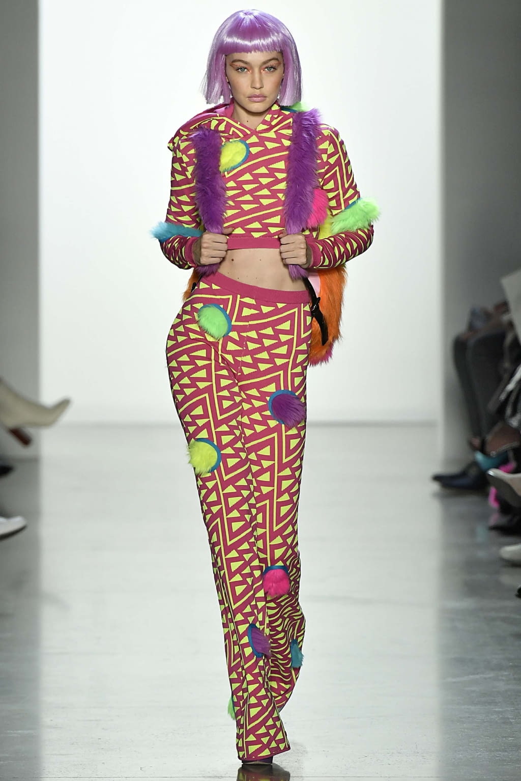 Fashion Week New York Fall/Winter 2018 look 35 from the Jeremy Scott collection womenswear
