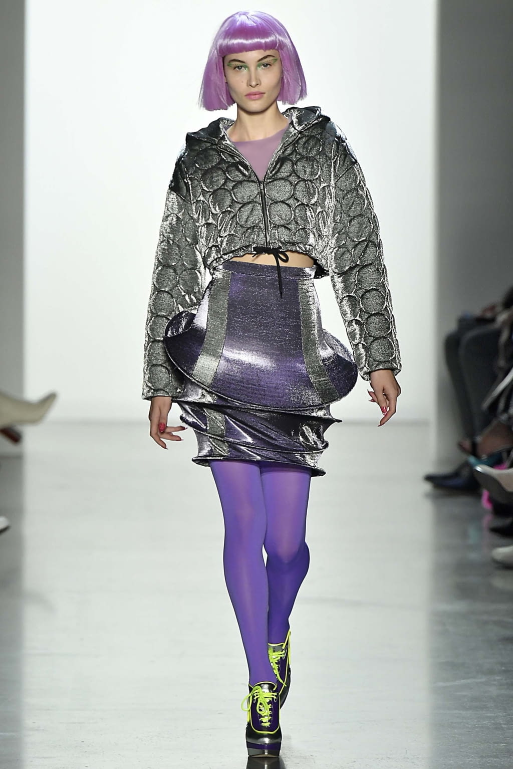 Fashion Week New York Fall/Winter 2018 look 46 from the Jeremy Scott collection womenswear