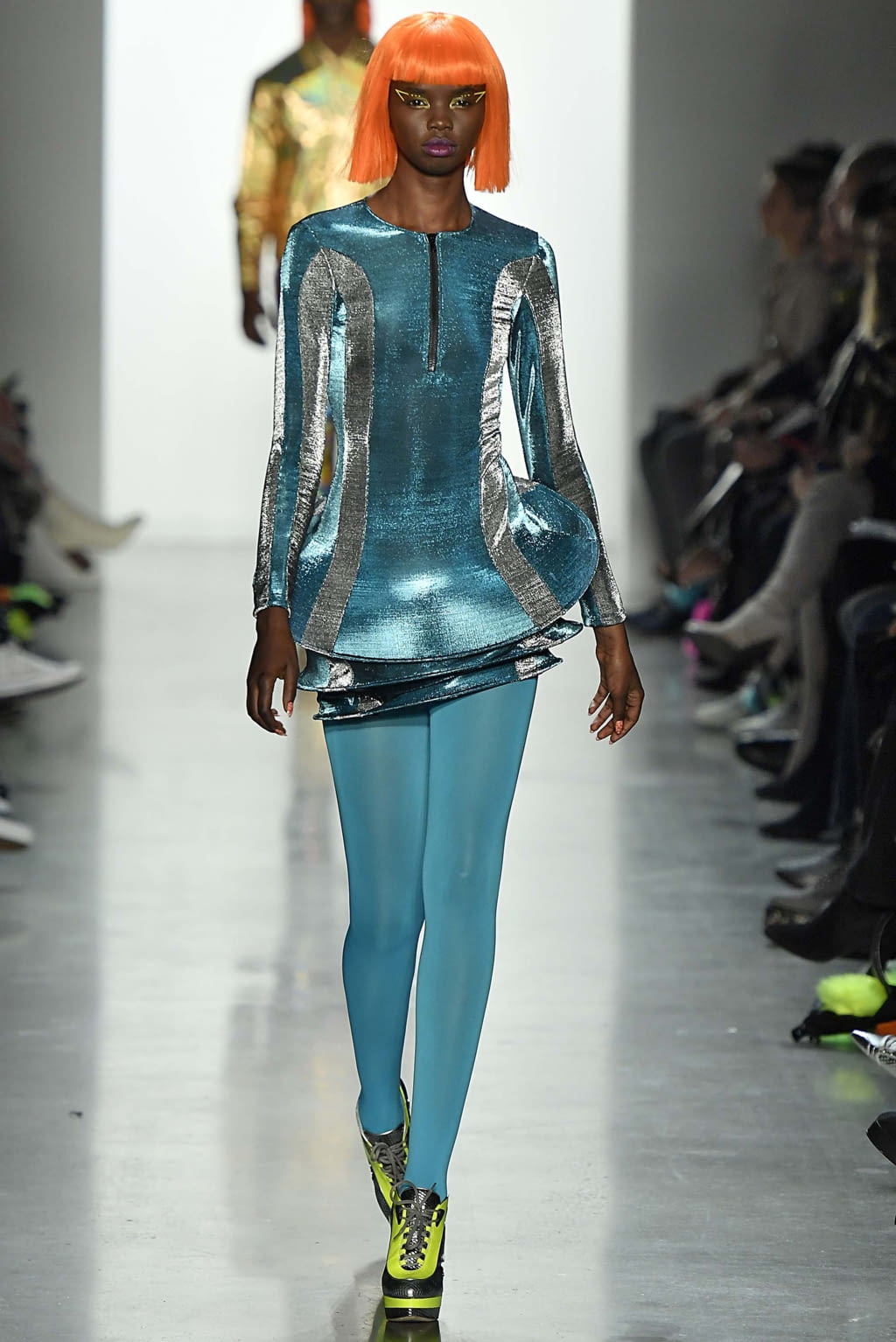Fashion Week New York Fall/Winter 2018 look 49 from the Jeremy Scott collection womenswear