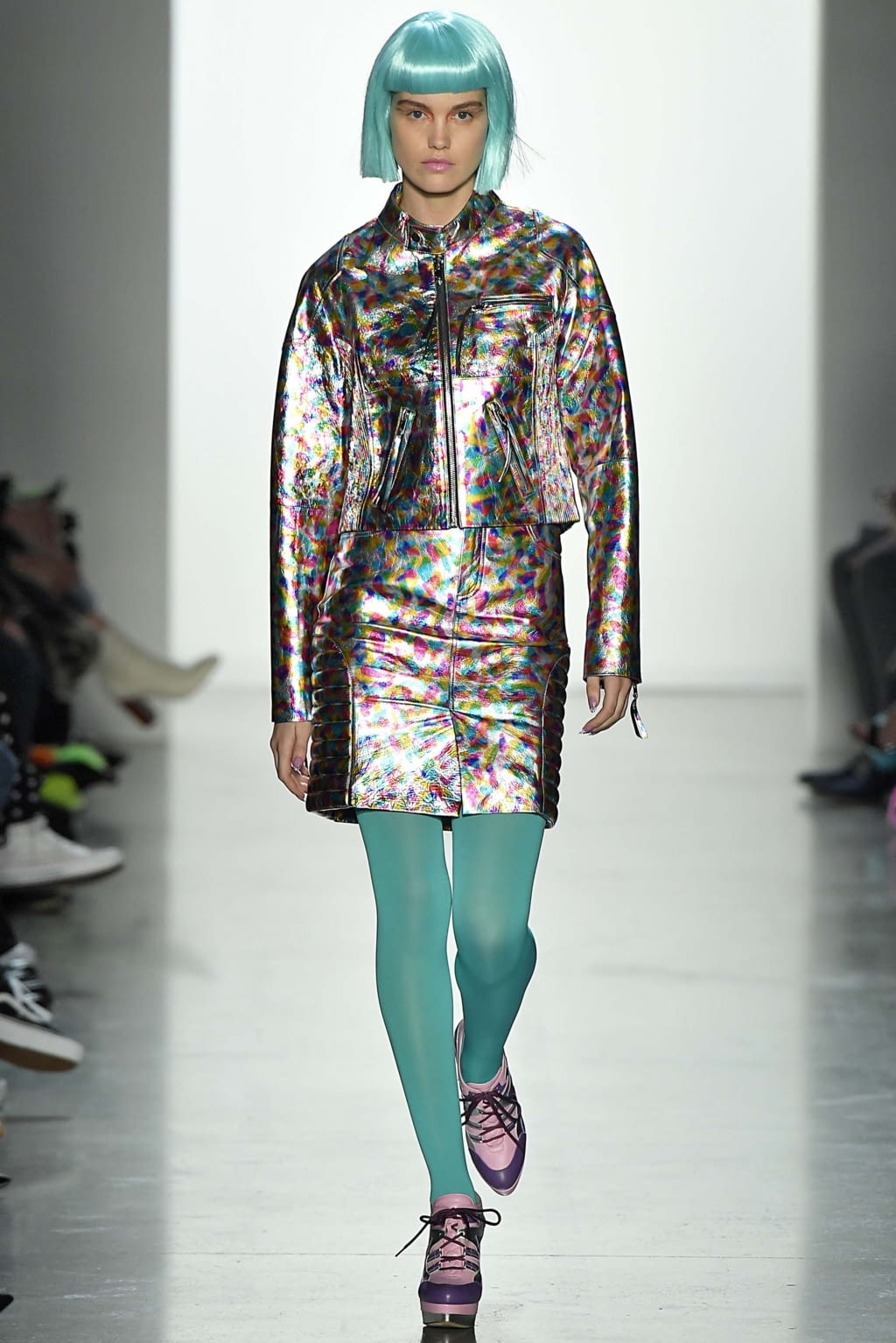Fashion Week New York Fall/Winter 2018 look 57 from the Jeremy Scott collection womenswear